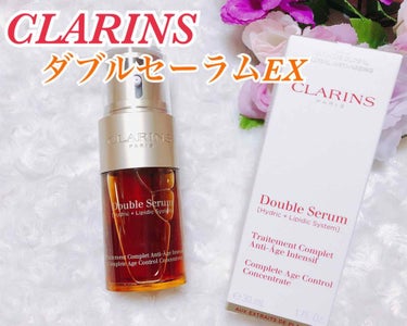 
＊クラランス
＊ダブルセーラムEX 30ml


1本使い切ったのでレビューします✨


コスメを買ったときにサンプルを頂いて、初めて使ったときは生理前で肌荒れ絶好調のとき…
毎月その時期はおでこに白