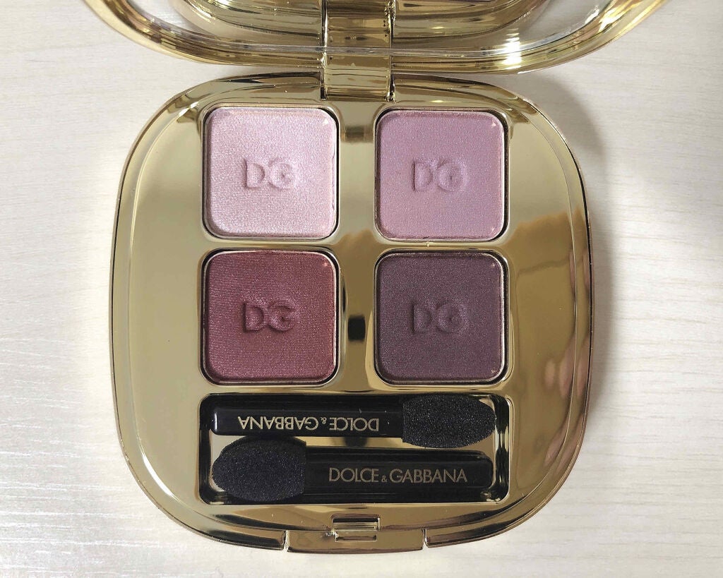 フェリンアイズ インテンスアイシャドウ クアッド/DOLCE&GABBANA BEAUTY/アイシャドウパレットを使ったクチコミ(2枚目)