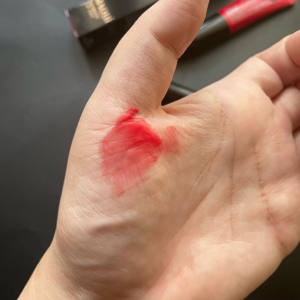 ドラマティックリップティント/マキアージュ/リップティントを使ったクチコミ(3枚目)