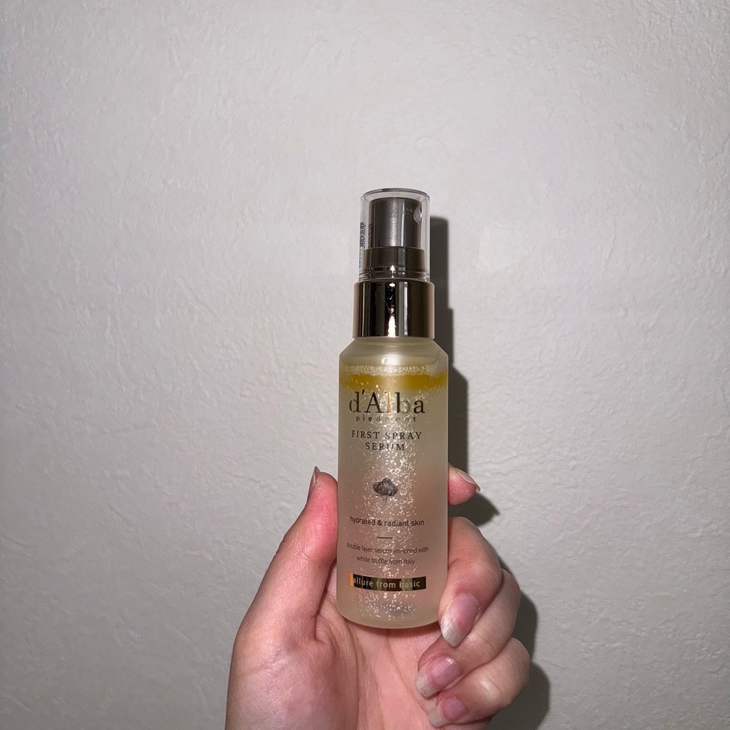 ダルバ ホワイトトリュフファーストスプレーセラム/ダルバ/ミスト状化粧水を使ったクチコミ(5枚目)