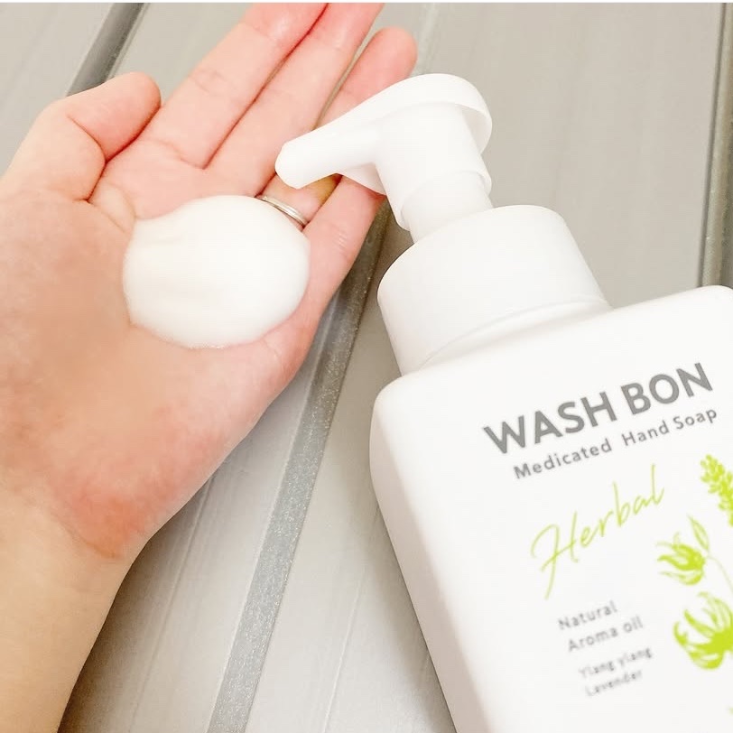 ウォシュボン ハーバル薬用ハンドソープ/サラヤ/ハンドソープを使ったクチコミ（2枚目）