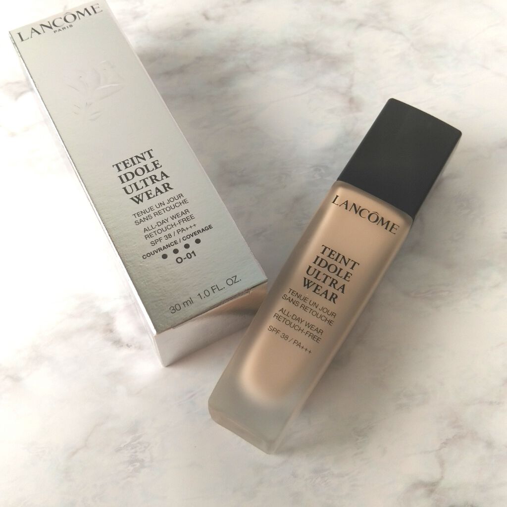 タンイドル ウルトラ ウェア リキッド/LANCOME/リキッドファンデーションを使ったクチコミ（1枚目）