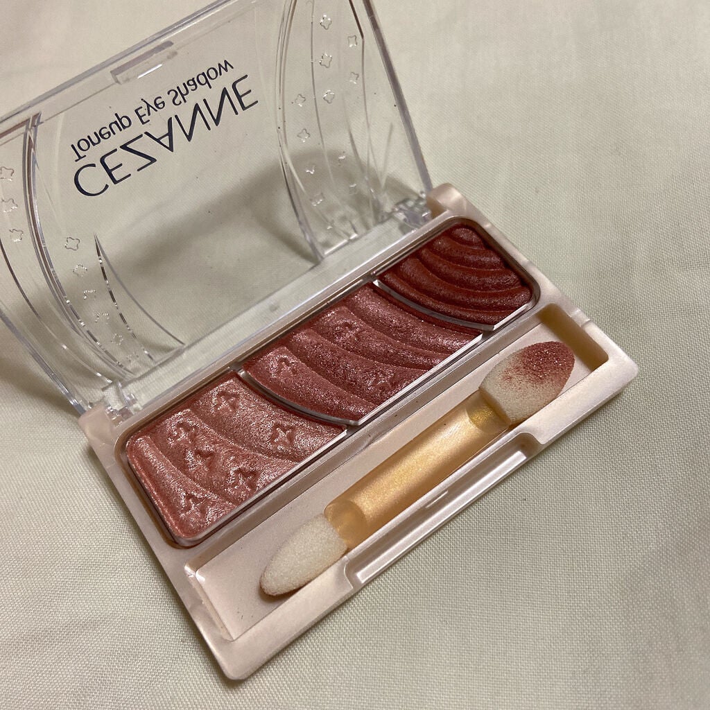 トーンアップアイシャドウ/CEZANNE/アイシャドウパレットを使ったクチコミ(2枚目)