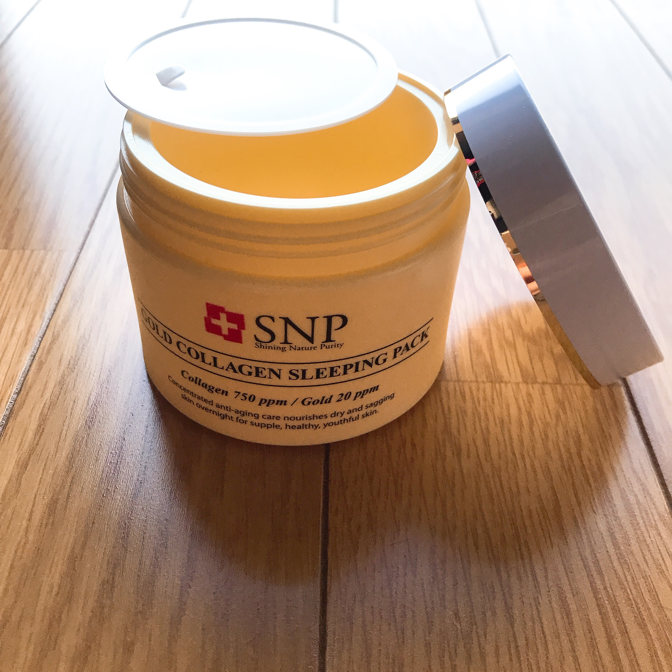 SNP ゴールド コラーゲン スリーピング パック/SNP/シートマスク・パックを使ったクチコミ（1枚目）