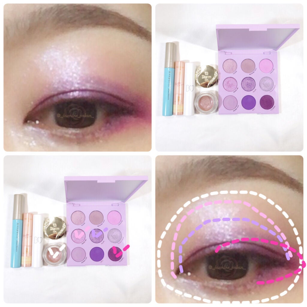 Lilac You A Lot Shadow Palette/ColourPop/アイシャドウパレットを使ったクチコミ(8枚目)
