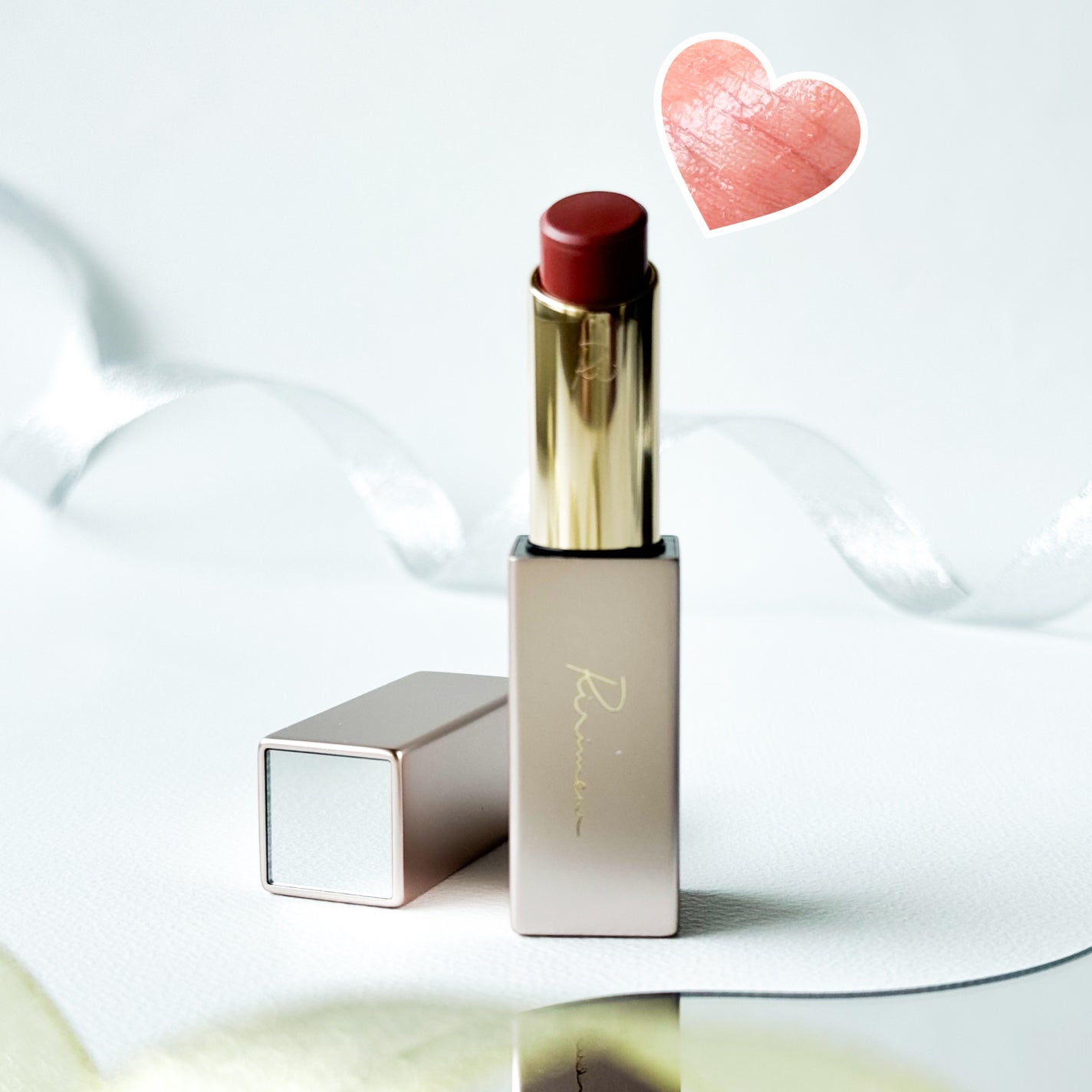 リリミュウ バタールージュ/Ririmew/口紅を使ったクチコミ(2枚目)