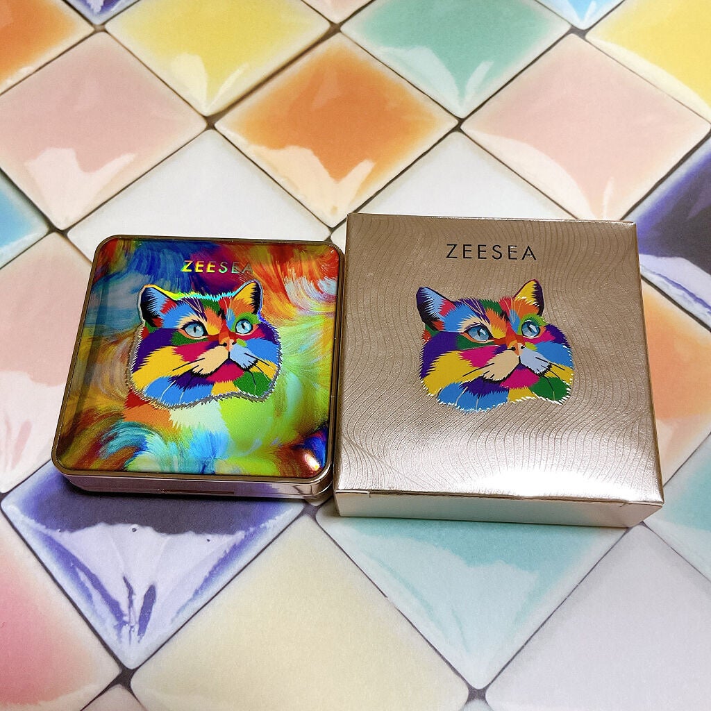 アニマルアイシャドウ(4シェード)/ZEESEA/アイシャドウパレットを使ったクチコミ(5枚目)