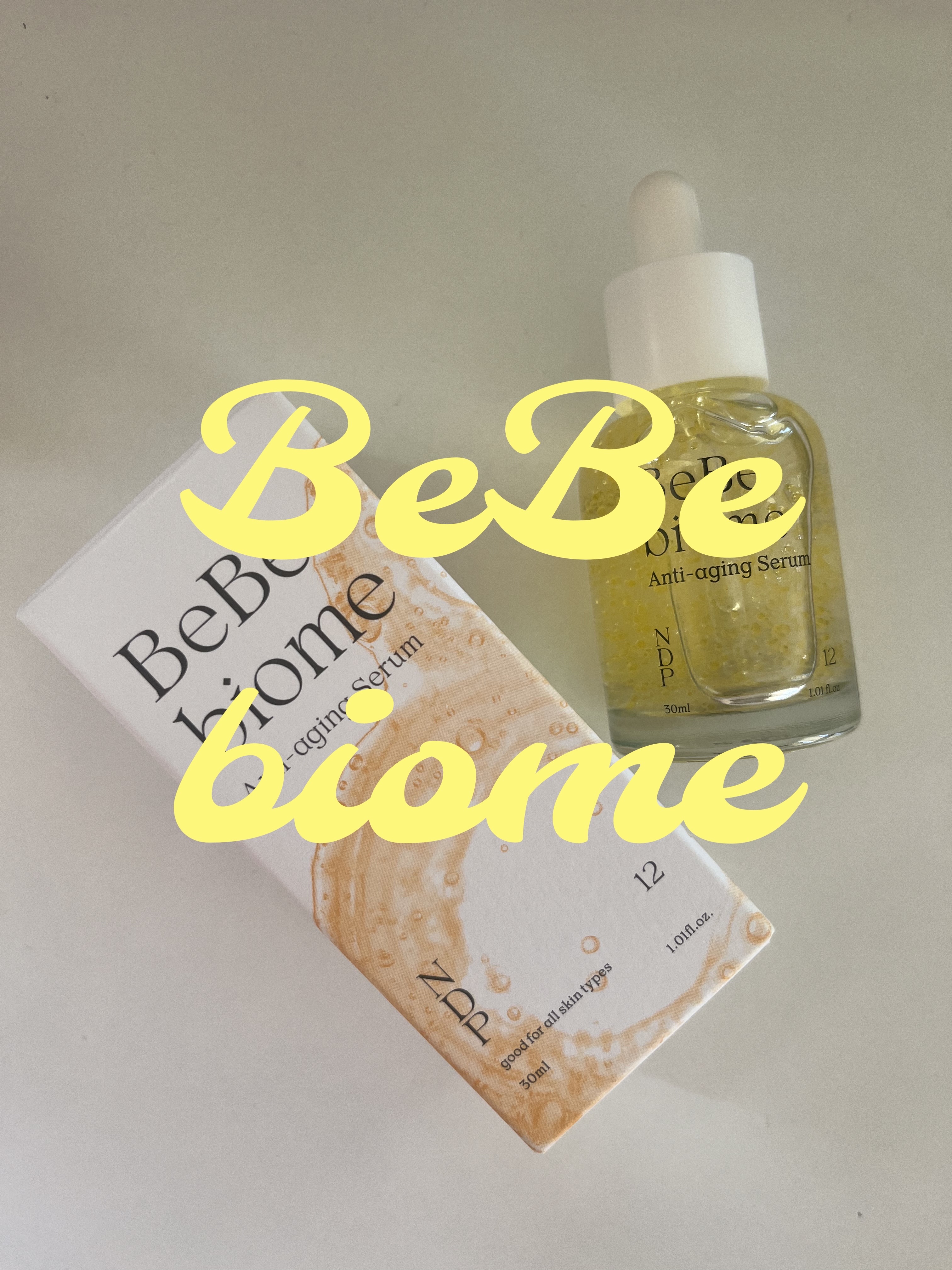 ベベバイオームアンチエイジングセラム/NATURAL DERMA PROJECT/美容液を使ったクチコミ（1枚目）