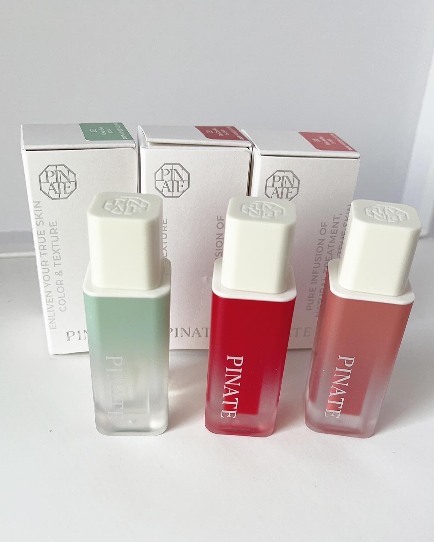 ナチュラルブルームリップオイルセラム 3色セット/PINATE/リップグロスを使ったクチコミ（1枚目）