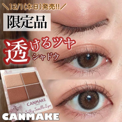 シルキースフレアイズ/キャンメイク/アイシャドウパレットを使ったクチコミ(1枚目)