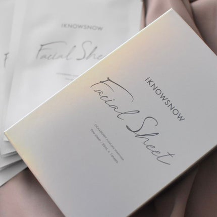 フェイシャルシート/IKNOWSNOW/シートマスク・パックを使ったクチコミ(5枚目)