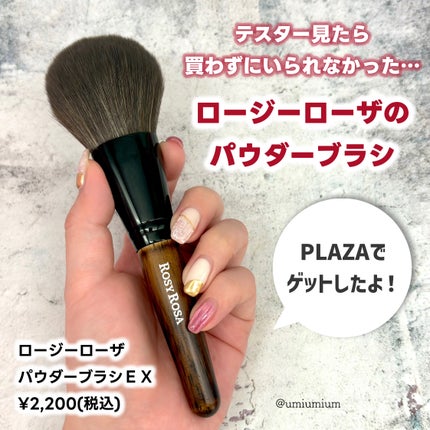 パウダーブラシEX/ロージーローザ/メイクブラシを使ったクチコミ(2枚目)