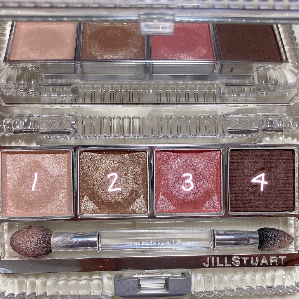 エターナルクチュール アイズ ベルベット 01 never-ending love/JILL STUART/アイシャドウパレットを使ったクチコミ（2枚目）