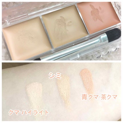 カラーミキシングコンシーラー/キャンメイク/パレットコンシーラーを使ったクチコミ(2枚目)