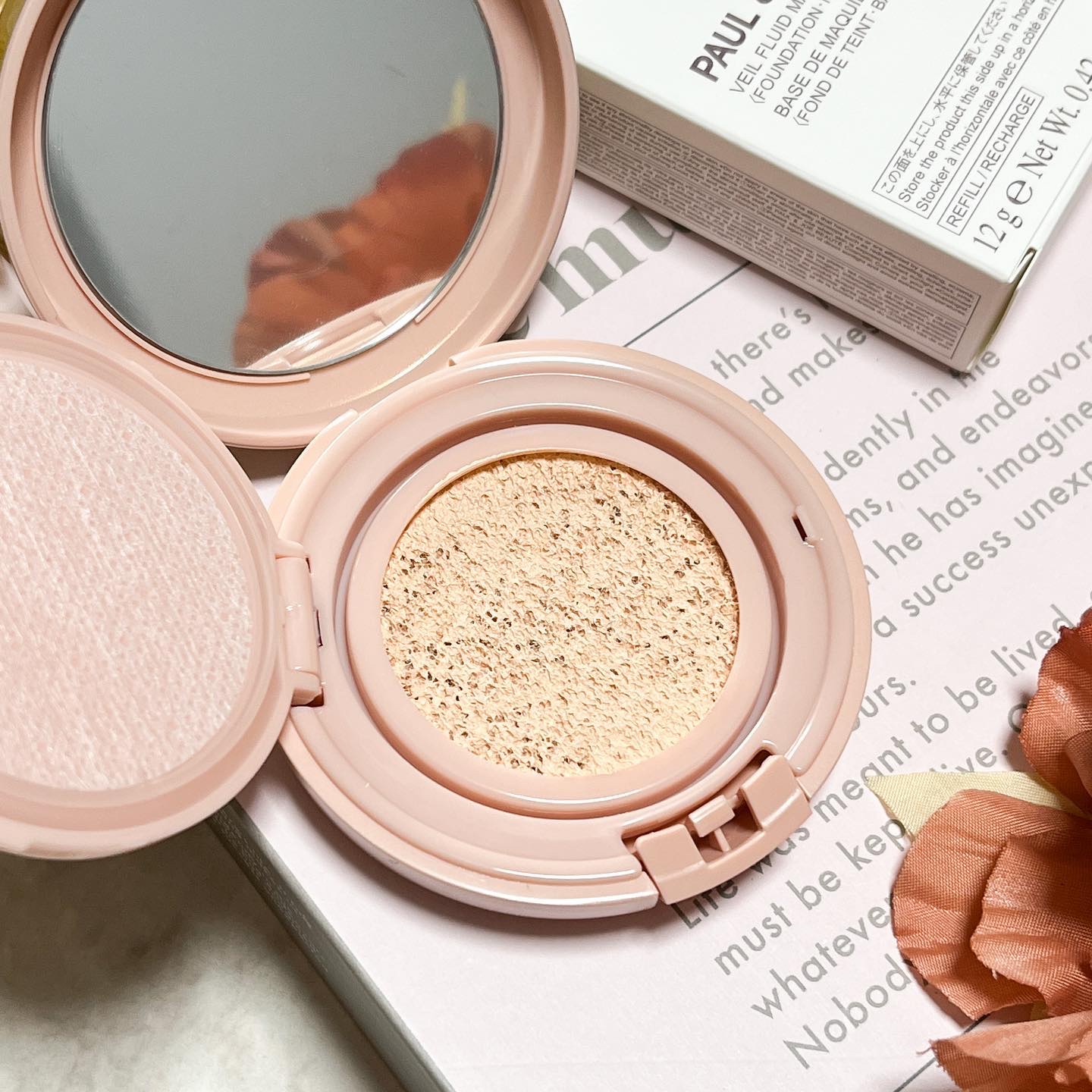 シースルー ヴェール コンパクト/PAUL & JOE BEAUTE/ファンデーションを使ったクチコミ（3枚目）