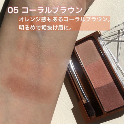 ノーズ&アイブロウパウダー/CEZANNE/パウダーアイブロウを使ったクチコミ(4枚目)