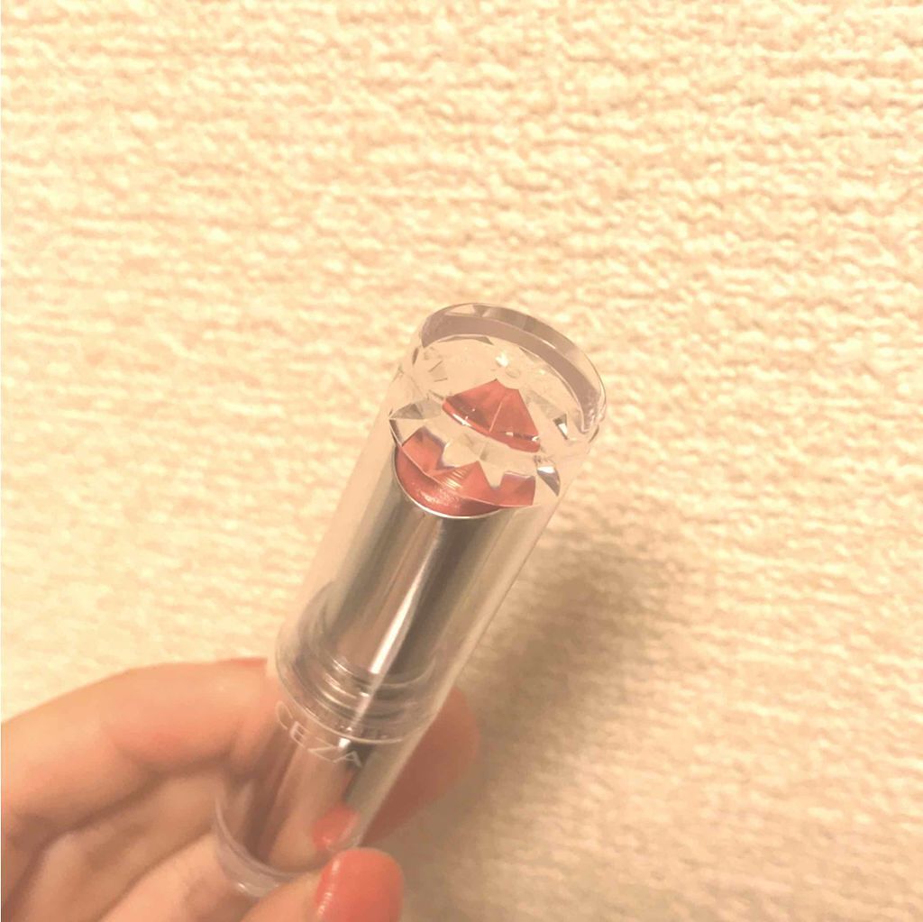 ラスティンググロスリップ/CEZANNE/口紅を使ったクチコミ（2枚目）