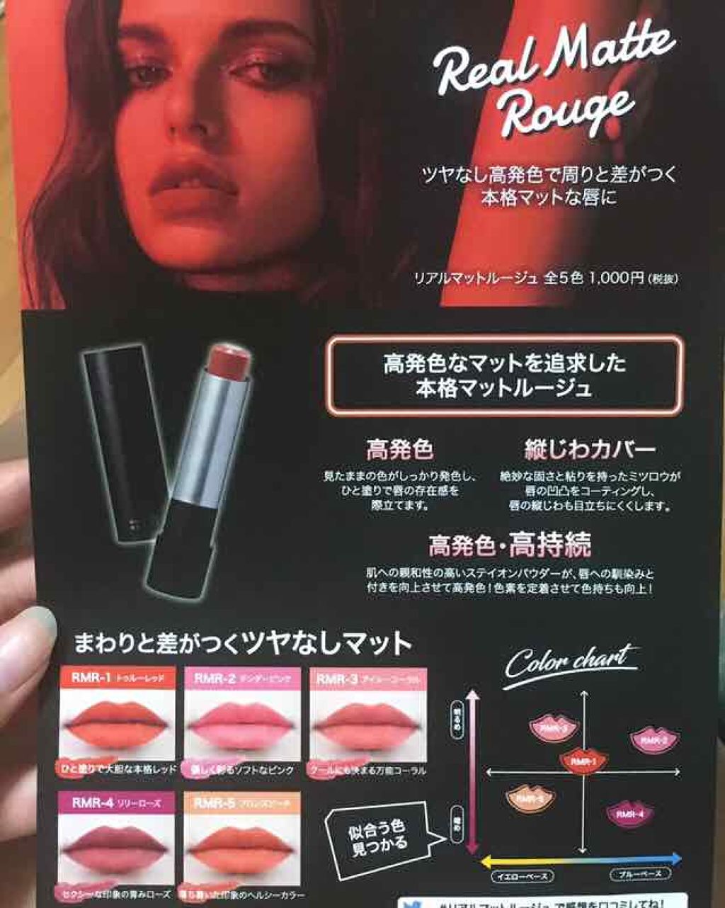 リアルマットルージュ/LB/口紅を使ったクチコミ(2枚目)