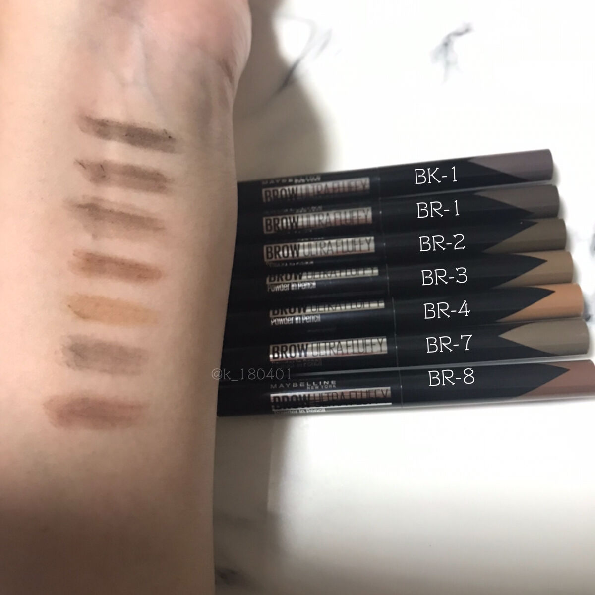 ファッションブロウ パウダーインペンシル N BK-1 自然な黒/MAYBELLINE NEW YORK/アイブロウペンシルを使ったクチコミ（2枚目）