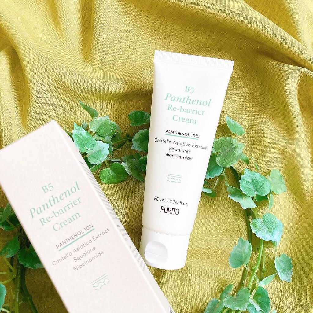 B5パンテノールリバリアクリーム/PURITO/フェイスクリームを使ったクチコミ（1枚目）