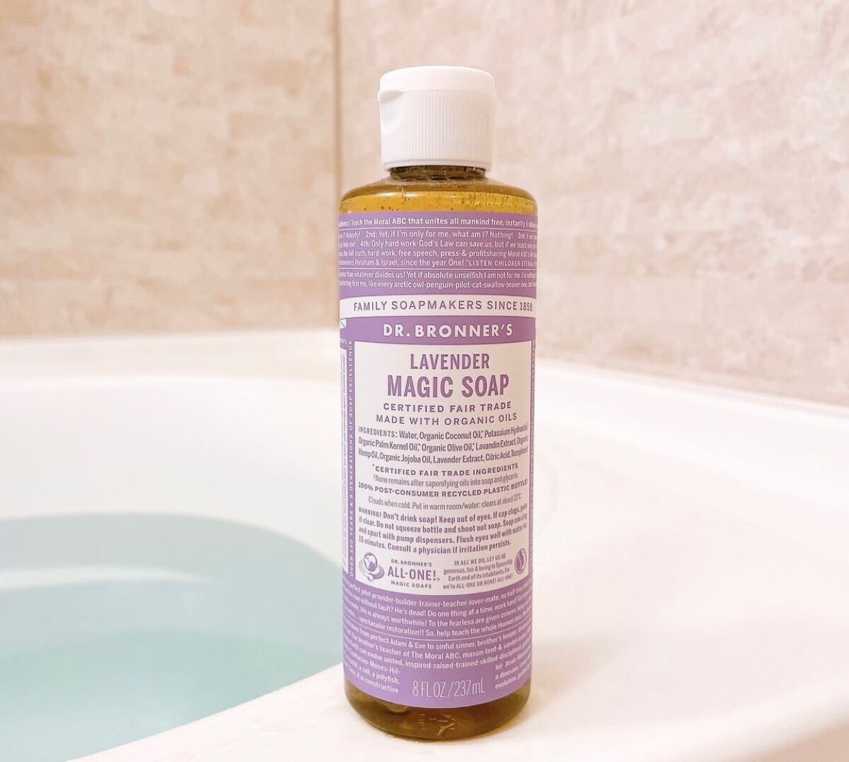 マジックソープ ラベンダー/ドクターブロナー/ボディソープを使ったクチコミ(5枚目)