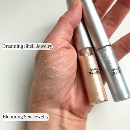 フェアリージュエルアイグリッター/Milk Touch/グリッターを使ったクチコミ(3枚目)