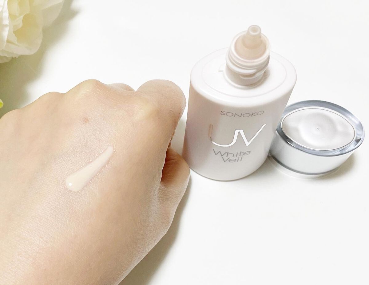 UVホワイトヴェール/SONOKO/化粧下地を使ったクチコミ（2枚目）