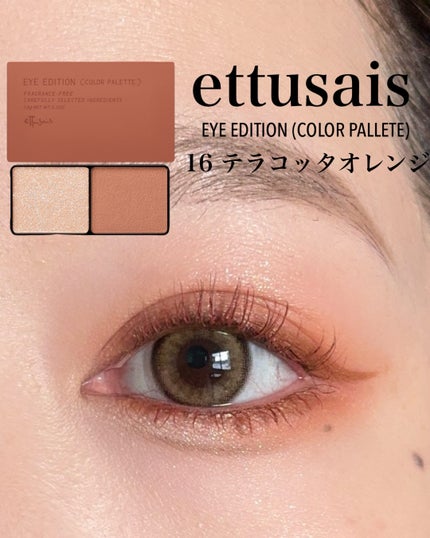 エテュセ ラスティング ジェルライナー 16 テラコッタオレンジ(限定)/ettusais/ジェルアイライナーを使ったクチコミ(1枚目)