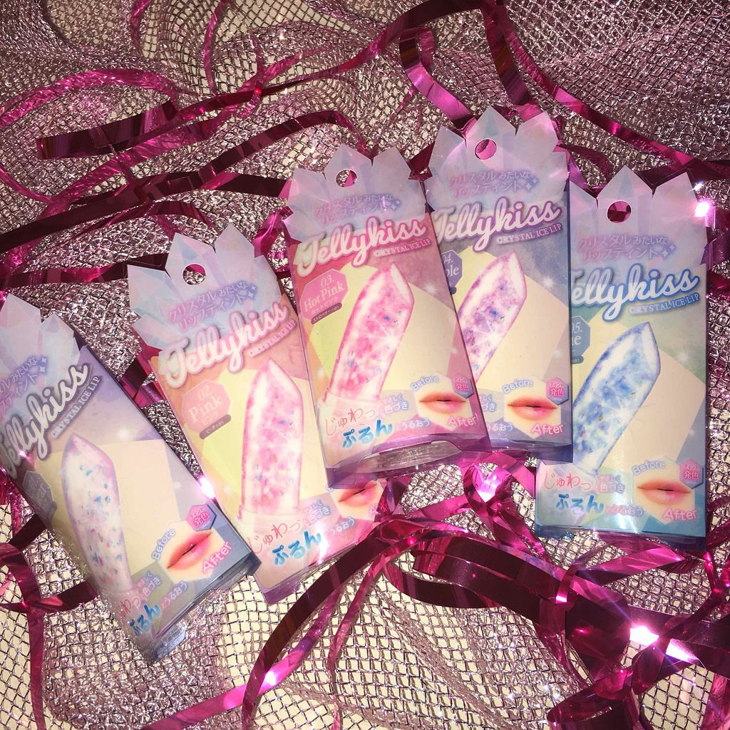 クリスタルアイスリップ/JellyKiss/リップグロスを使ったクチコミ（2枚目）