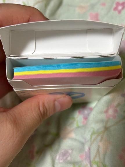 3色あぶらとり紙 彩/DAISO/あぶらとり紙を使ったクチコミ(2枚目)