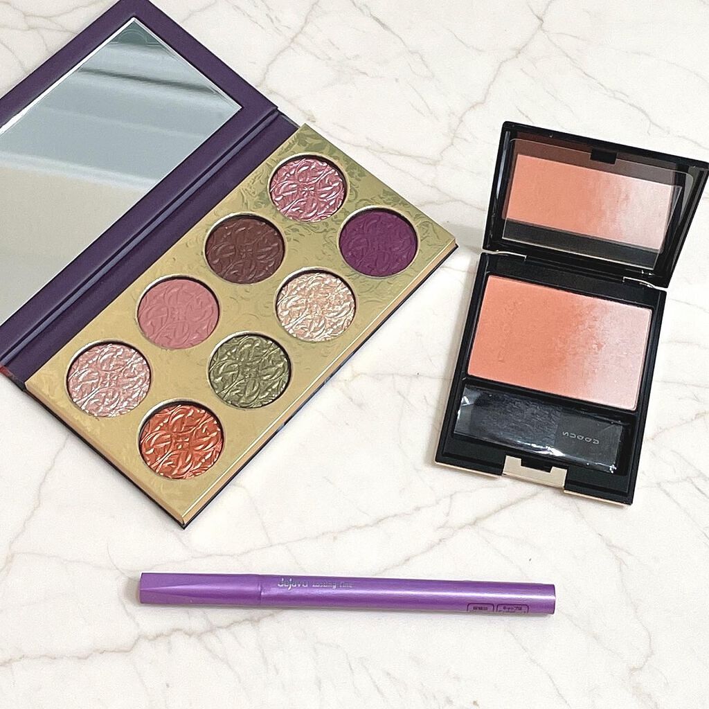 ピュア カラー ブラッシュ 125 暁告 -AKATSUKITSUGE/SUQQU/パウダーチークを使ったクチコミ（1枚目）