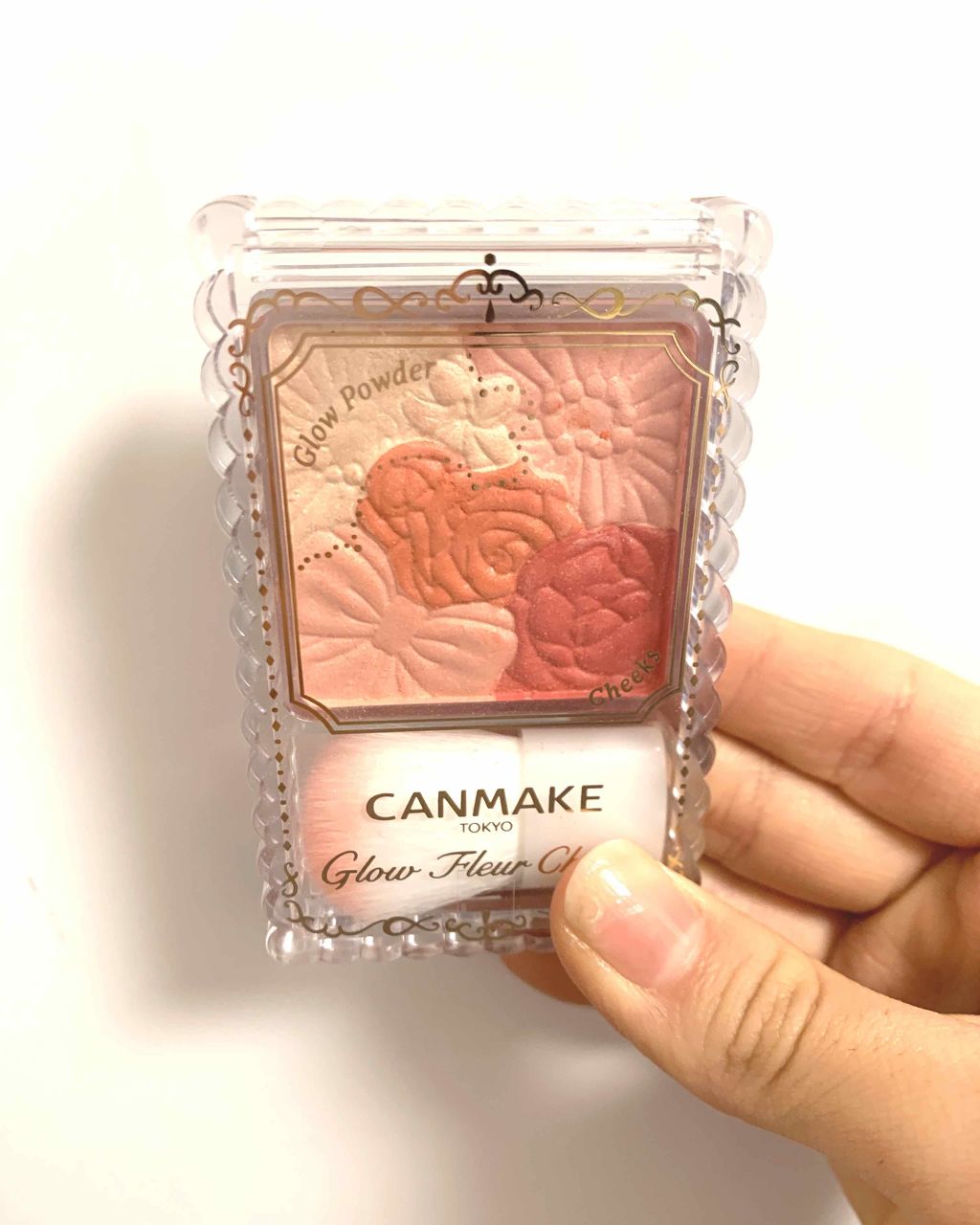 グロウフルールチークス/キャンメイク/パウダーチークを使ったクチコミ（1枚目）