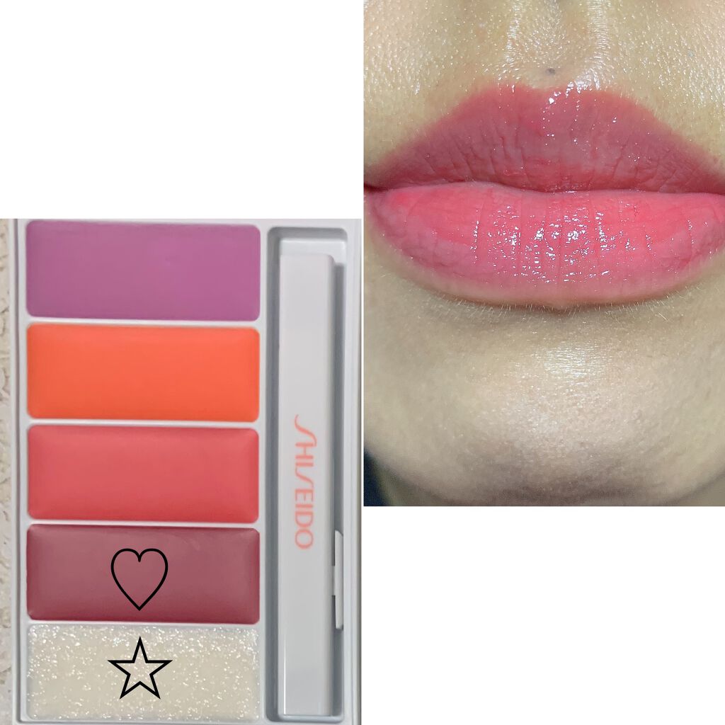 アクアジェル リップパレット/SHISEIDO/口紅を使ったクチコミ(5枚目)