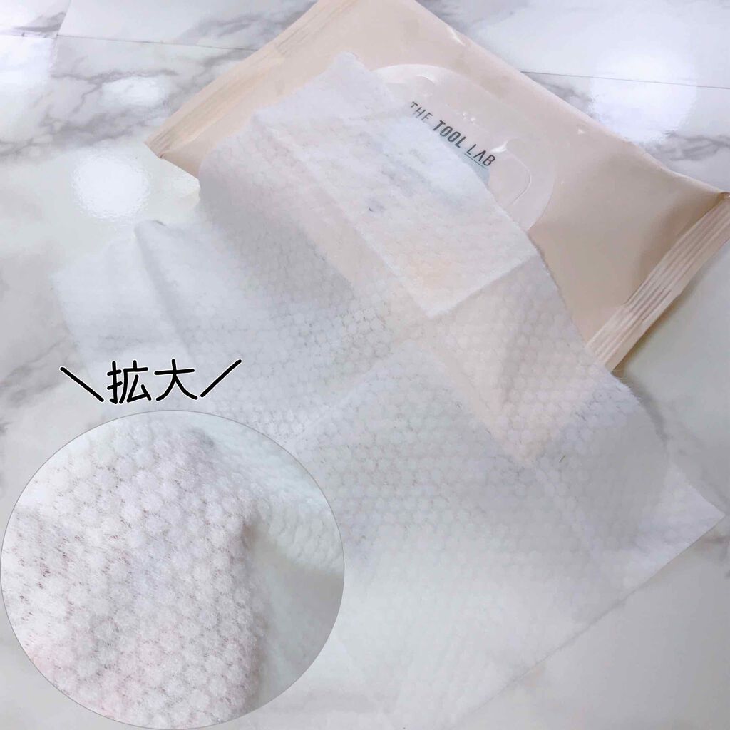 ブラシクレンジングシート/THE TOOL LAB/その他化粧小物を使ったクチコミ（1枚目）