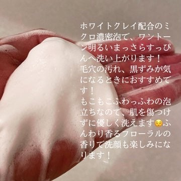 パーフェクトホワイトクレイ/SENKA(専科)/洗顔フォームを使ったクチコミ(2枚目)