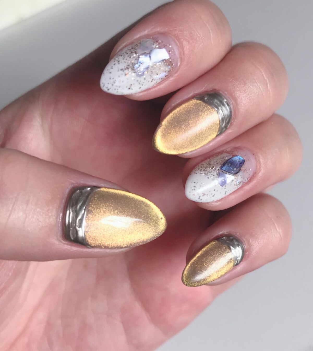 ジェルネイル（ライト対応）/セリア/ジェルネイルを使ったクチコミ（1枚目）