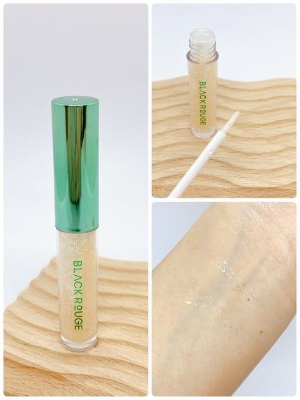 パールブリーアイグリッター/BLACK ROUGE/グリッターを使ったクチコミ(3枚目)