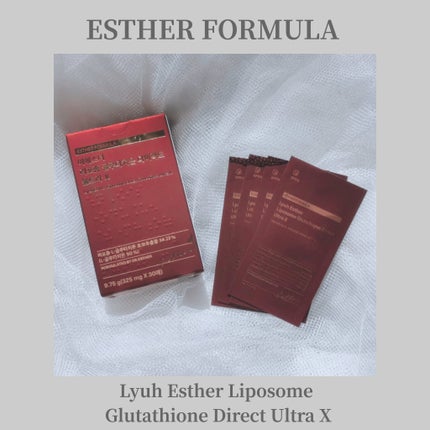 ヨエスターGLTダイレクトウルトラX/ESTHER FORMULA/美容サプリメントを使ったクチコミ(1枚目)