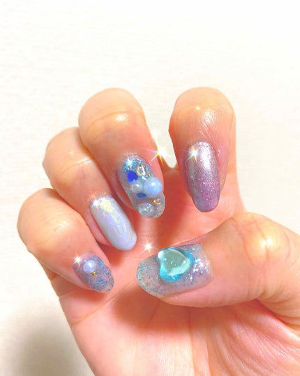 ジェルネイル(ライト対応)/セリア/ジェルネイルを使ったクチコミ(1枚目)