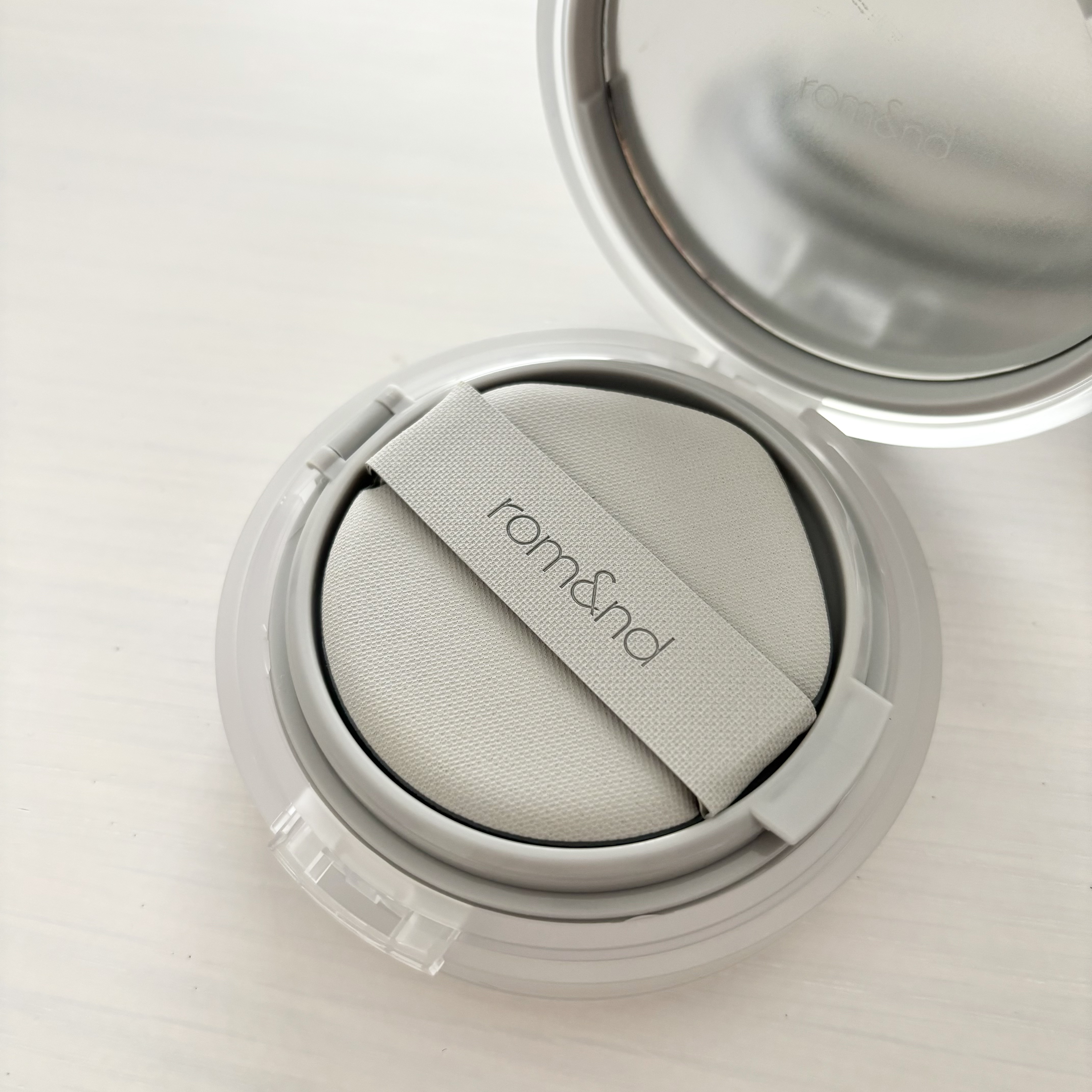 ヌーゼロクッション 03 ナチュラル 21/rom&nd/クッションファンデーションを使ったクチコミ（2枚目）