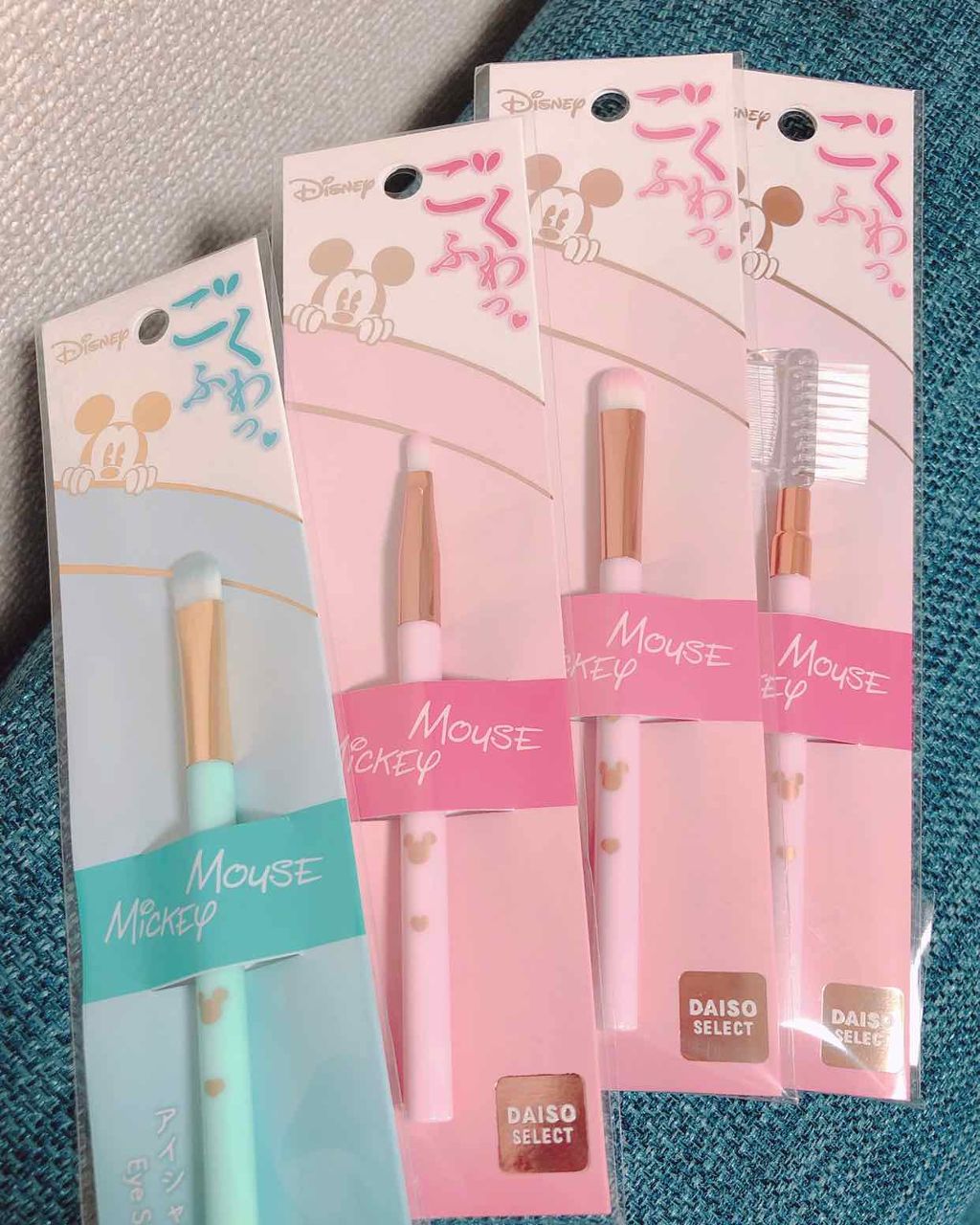 ごくふわっ ミッキーブラシ/DAISO/メイクブラシを使ったクチコミ(1枚目)