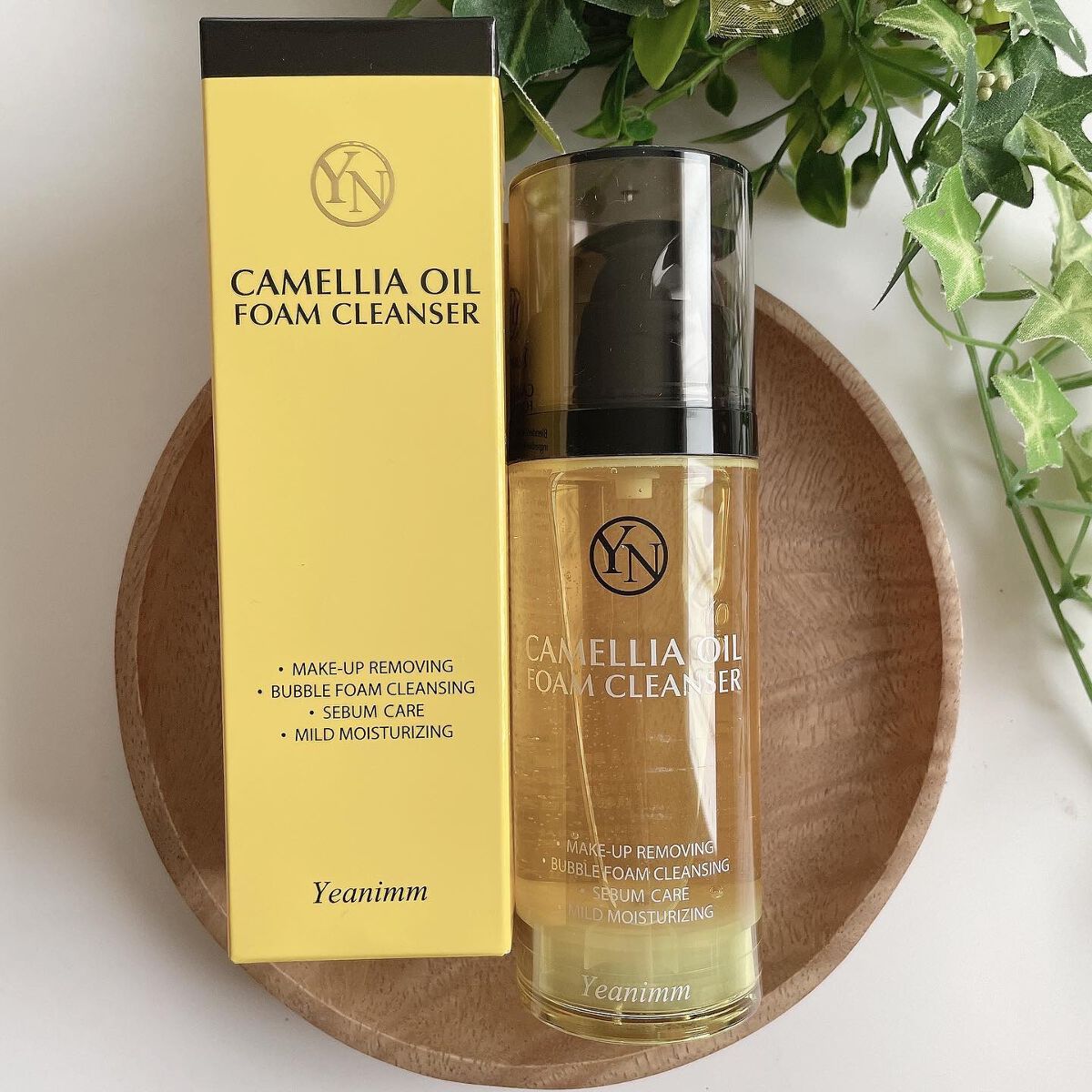 カメリアオイルフォームクレンザー/YEANIMM/オイルクレンジングを使ったクチコミ(2枚目)