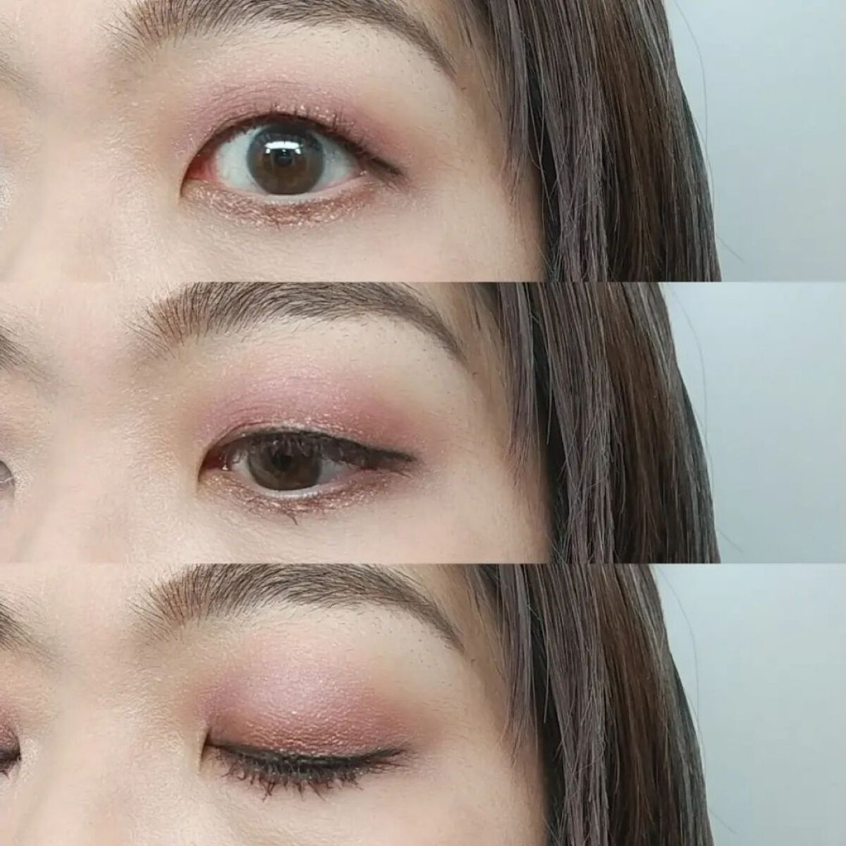 マージングカラーアイズ EX04 Old Raspberry/LUNASOL/単色アイシャドウを使ったクチコミ（2枚目）