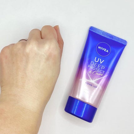 ニベアUV ディープ プロテクト&ケア トーンアップ エッセンス/ニベア/日焼け止めローションを使ったクチコミ(5枚目)