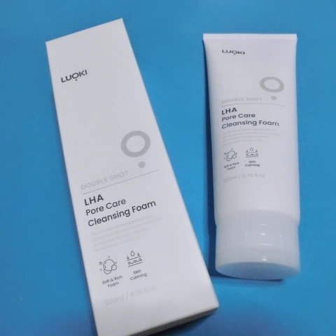 ダブルショットLHA毛穴ケアクレンジングフォーム /LUOKI/クレンジングクリームを使ったクチコミ（2枚目）