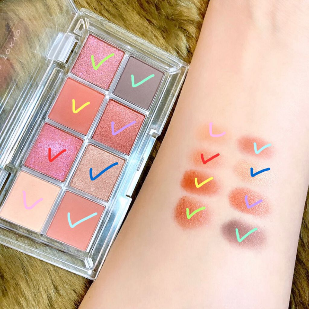 AC 8カラーアイパレット/AC MAKEUP/アイシャドウパレットを使ったクチコミ(3枚目)