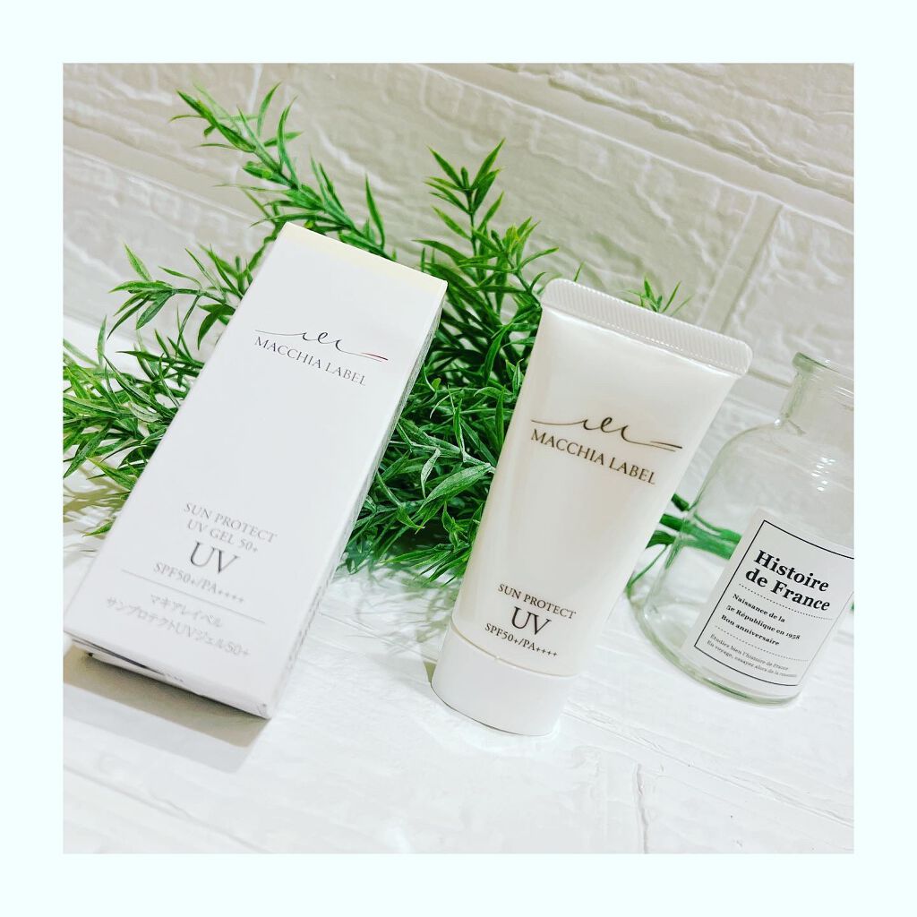 サンプロテクトUVジェル50＋/Macchia Label/日焼け止めジェルを使ったクチコミ（1枚目）