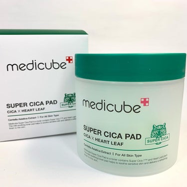 .

◼︎medicube
SUPER CICA PAD 70枚入

ツボクサエキス88%含有の高濃縮スーパー鎮静パッド！
☑︎medicube独自開発成分 Super Cica 7™
ツボクサエキスと