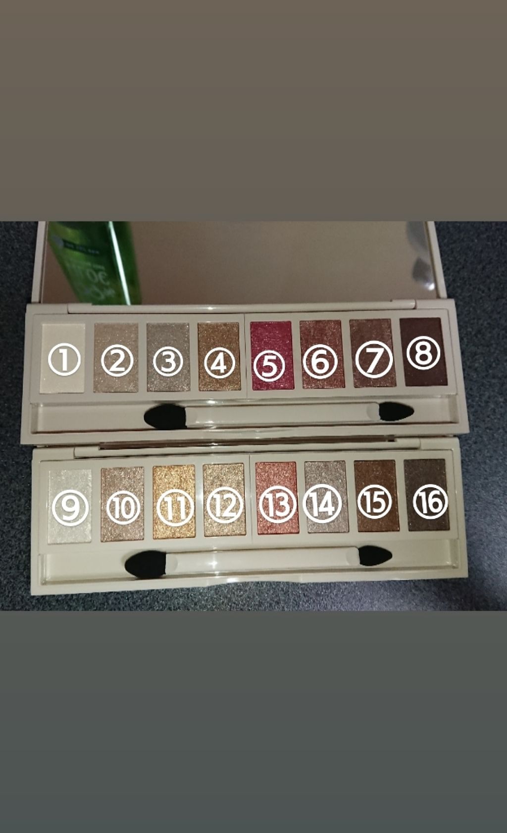 リシェ グラマラスモード アイパレット/Visée/アイシャドウパレットを使ったクチコミ(2枚目)