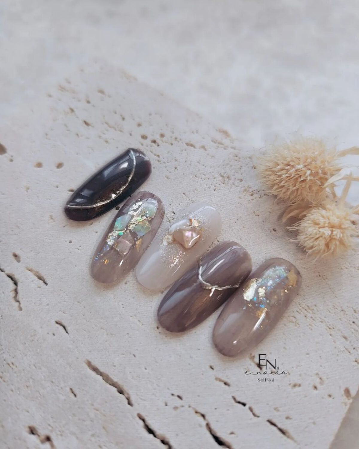 BRG ジェルネイル/DAISO/ジェルネイルを使ったクチコミ（2枚目）